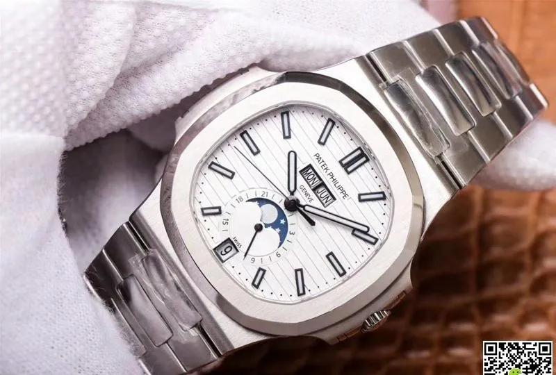 Patek Philippe Nautilus 5726 1A-010 PF Factory 1:1 Best Edition Replica Watch Silver Strap
