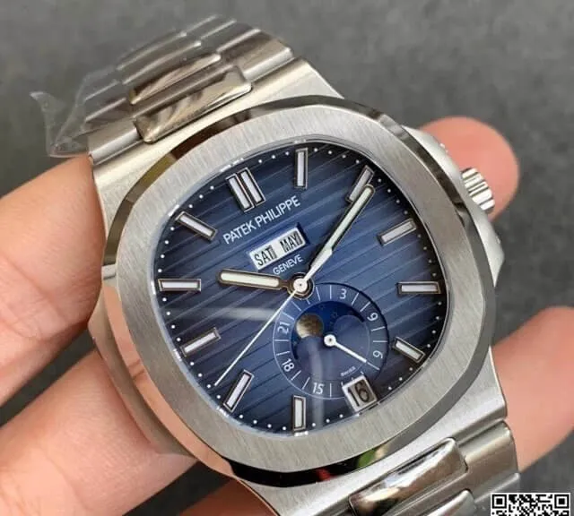 Patek Philippe Nautilus 5726 1A-014 GR Factory 1:1 Best Edition Replica Watch Silver Strap