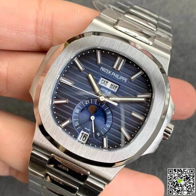 Patek Philippe Nautilus 5726 1A-014 GR Factory 1:1 Best Edition Replica Watch Silver Strap
