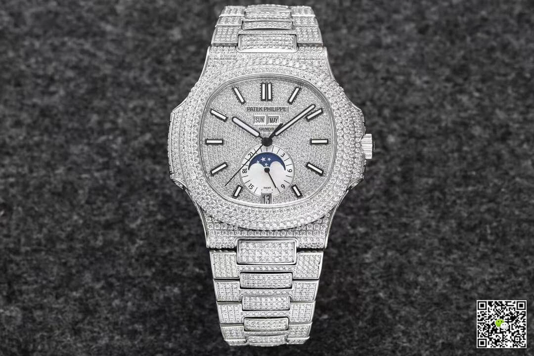 Patek Philippe Nautilus 5726 1A-014 R8 Factory 1:1 Best Edition Replica Watch Diamond Dial
