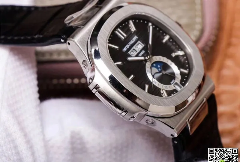 Patek Philippe Nautilus 5726A-001 PF Factory 1:1 Best Edition Replica Watch Leather Strap