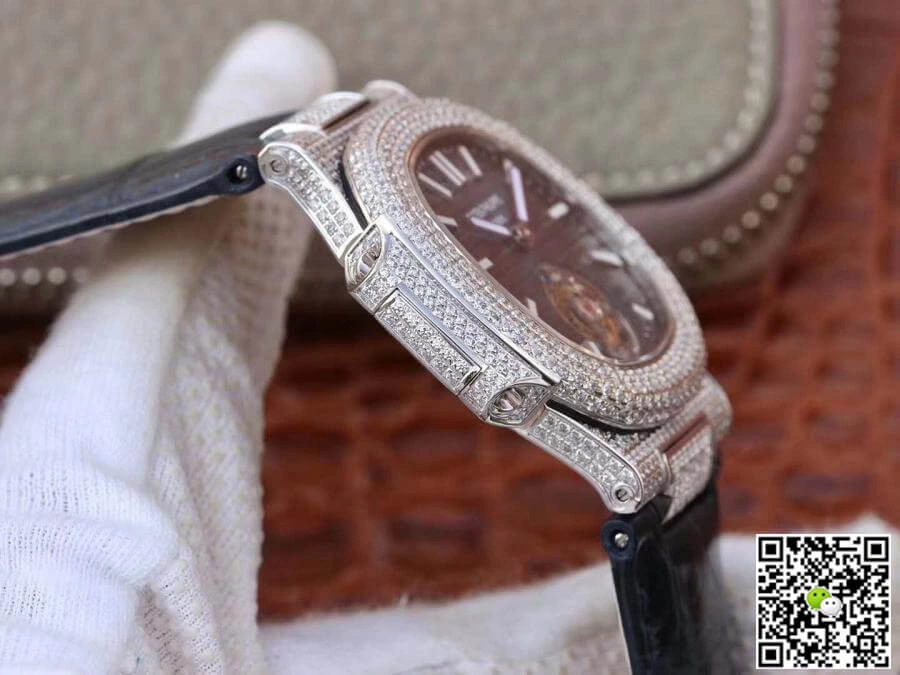 Patek Philippe Nautilus Tourbillon R8 Factory 1:1 Best Edition Swiss Tourbillon Blue Dial
