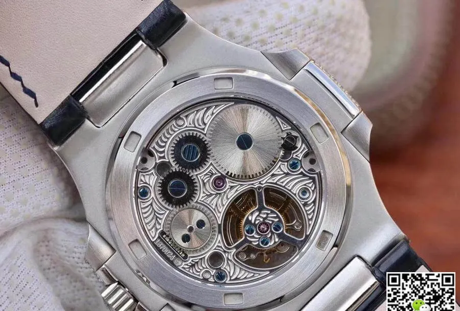 Patek Philippe Nautilus Tourbillon R8 Factory 1:1 Best Edition Swiss Tourbillon Blue Dial