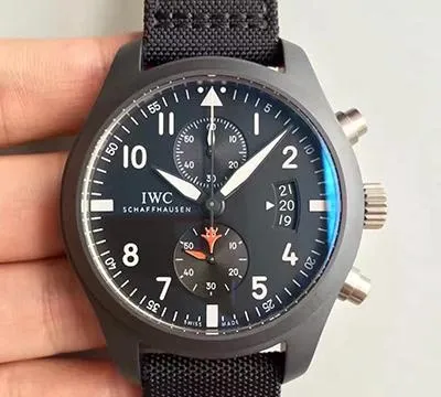 IWC Pilot Chronograph IW388001 ZF Factory 1:1 Best Edition Replica Watch Swiss ETA7750