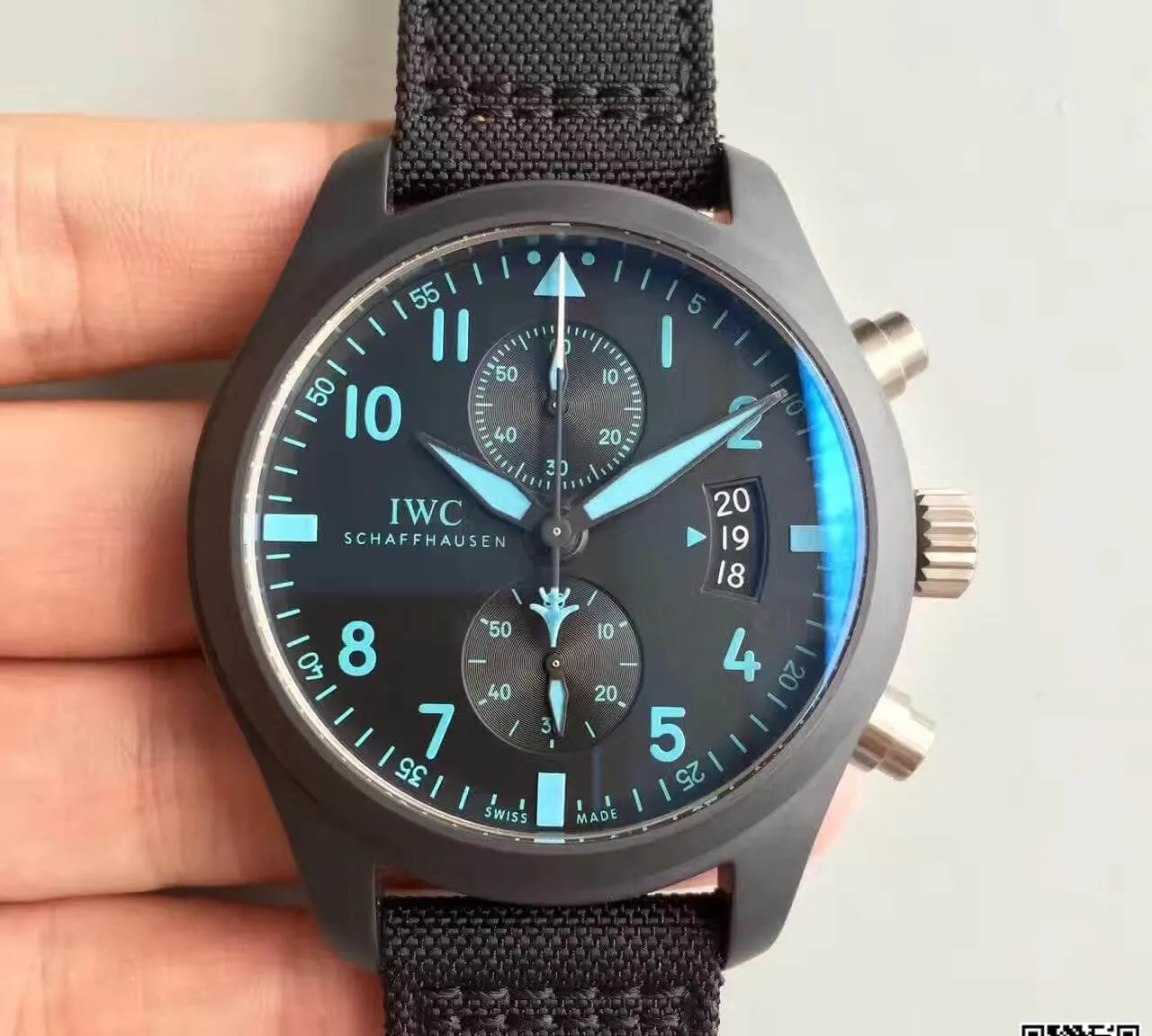 IWC Pilot Chronograph IW388003 ZF Factory 1:1 Best Edition Replica Watch Swiss ETA7750