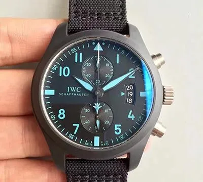 IWC Pilot Chronograph IW388003 ZF Factory 1:1 Best Edition Replica Watch Swiss ETA7750