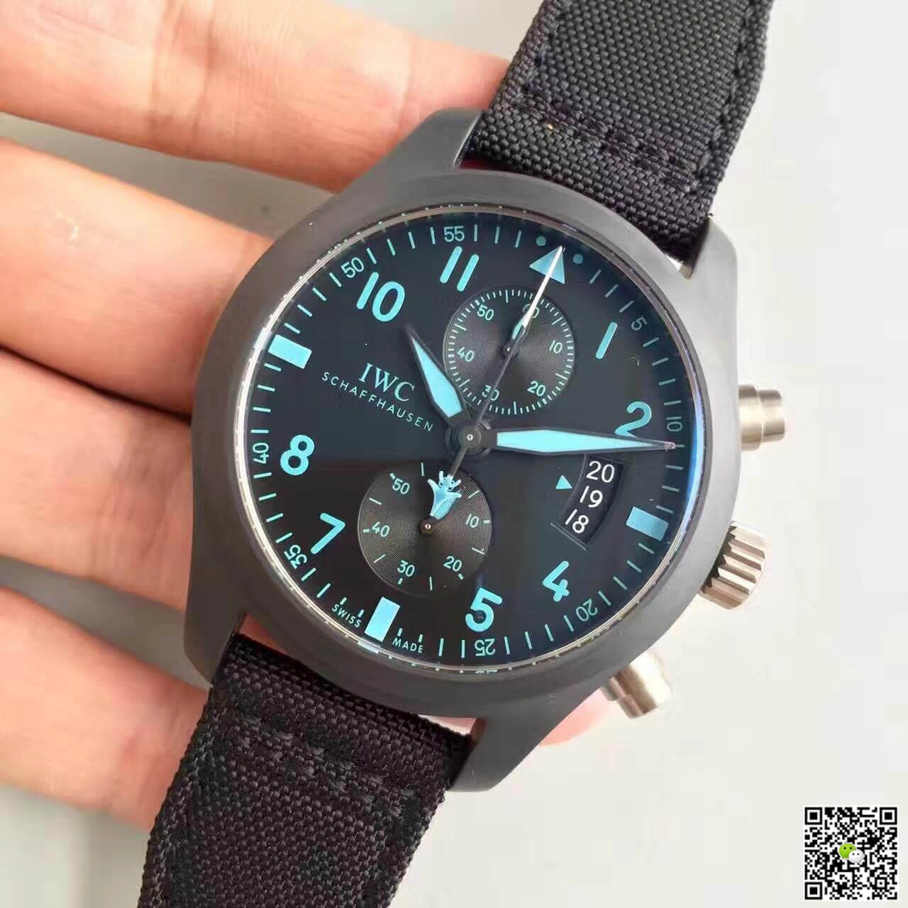 IWC Pilot Chronograph IW388003 ZF Factory 1:1 Best Edition Replica Watch Swiss ETA7750