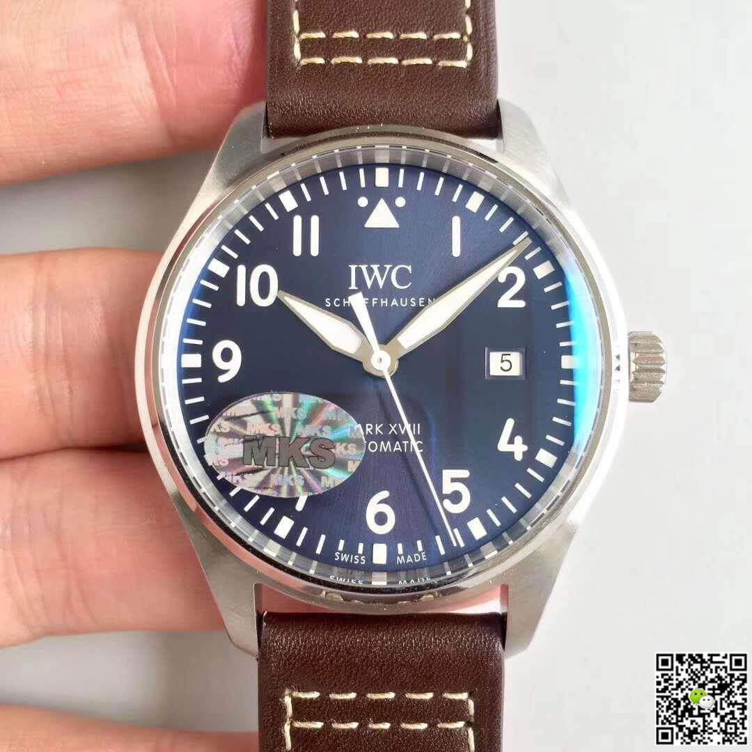IWC Pilot Mark XVIII IW327004 MKS Factory 1:1 Best Edition Replica Watch Swiss ETA2892