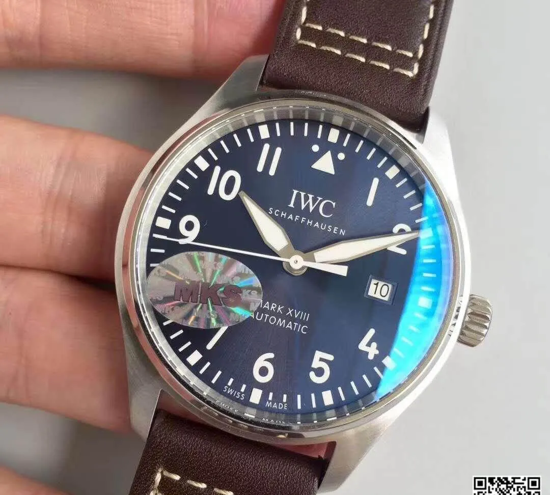 IWC Pilot Mark XVIII IW327004 MKS Factory 1:1 Best Edition Replica Watch Swiss ETA2892