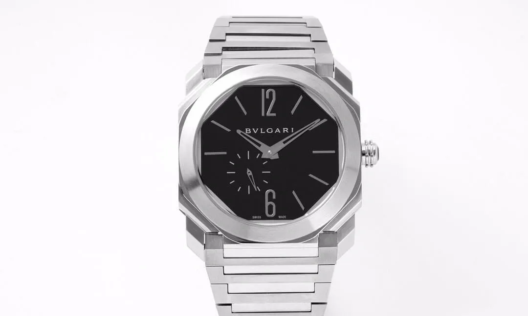 Bvlgari Octo Finissimo 103297 BV Factory 1:1 Best Edition Replica Watch Silver Stainless Steel Strap