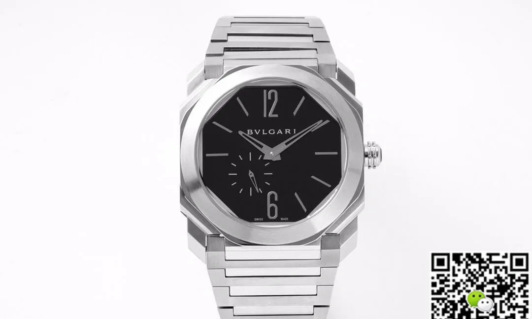 Bvlgari Octo Finissimo 103297 BV Factory 1:1 Best Edition Replica Watch Silver Stainless Steel Strap