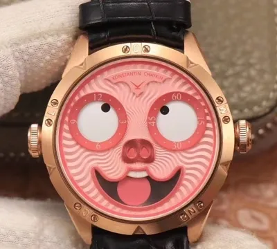 Konstantin Chaykin Joker RG Clown TW Factory 1:1 Best Edition Replica Watch Pink Dial Swiss NH35A