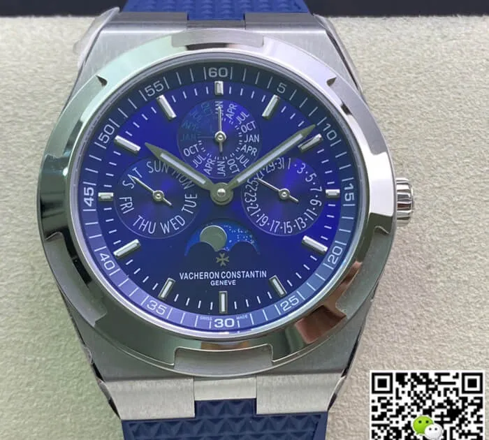 Vacheron Constantin Overseas 4300V 120G-B945 8F Factory 1:1 Best Edition Replica Watch Rubber Strap