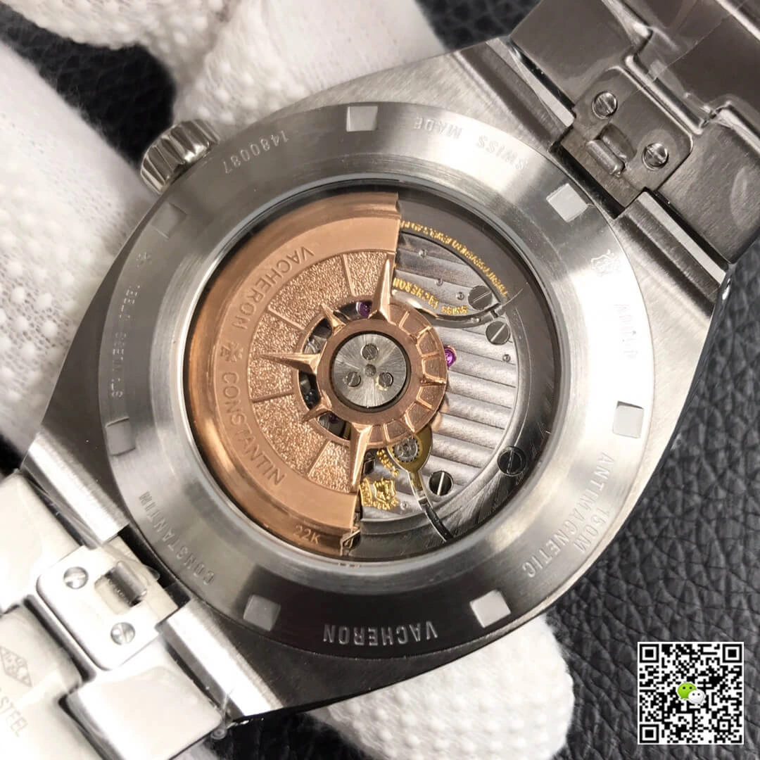 Vacheron Constantin Overseas 7700V 110A-B129 8F Factory 1:1 Best Edition Replica Watch Silver Strap