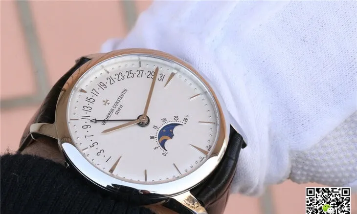 Vacheron Constantin Patrimony 4010U 000G-B330 GS Factory 1:1 Best Edition Replica Watch Black Strap