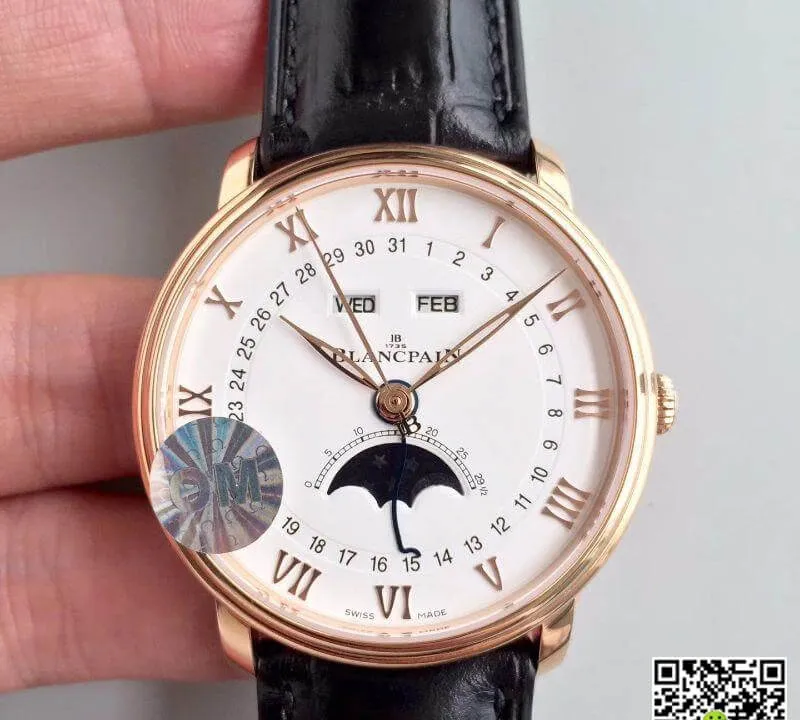 Blancpain Villeret 6654-3642-55B OM Factory 1:1 Best Edition Replica Watch Swiss ETA6654