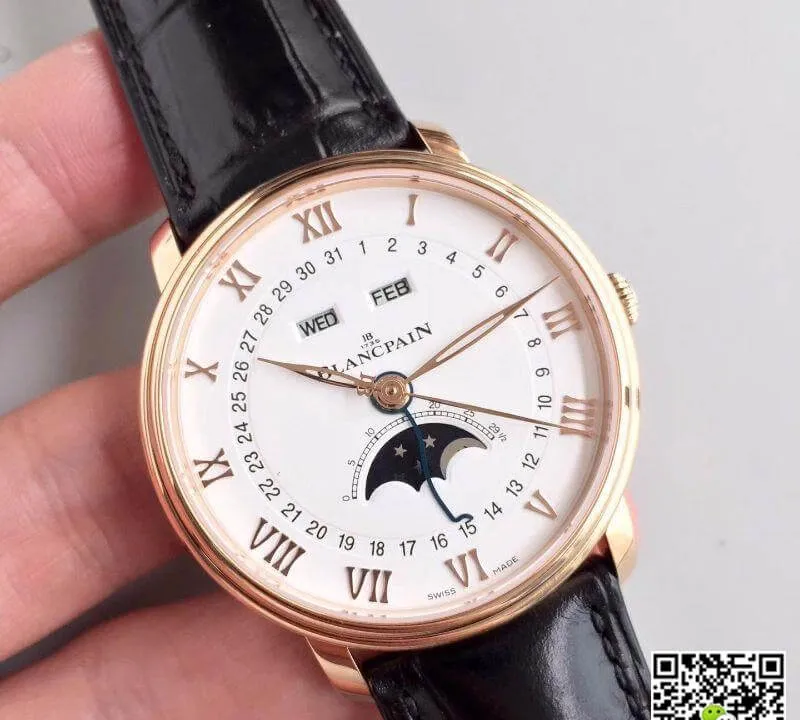 Blancpain Villeret 6654-3642-55B OM Factory 1:1 Best Edition Replica Watch Swiss ETA6654
