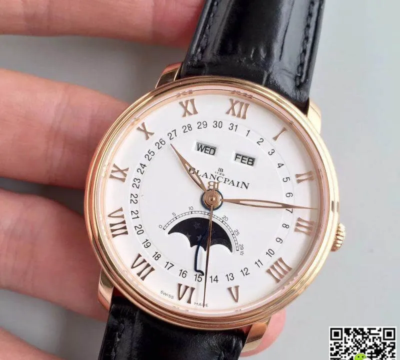 Blancpain Villeret 6654-3642-55B OM Factory 1:1 Best Edition Replica Watch Swiss ETA6654