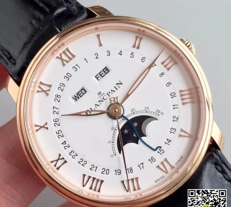 Blancpain Villeret 6654-3642-55B OM Factory 1:1 Best Edition Replica Watch Swiss ETA6654