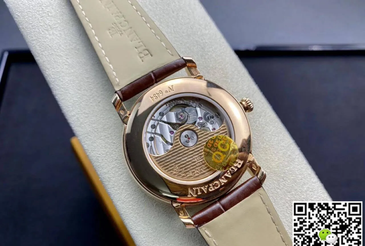 Blancpain Villeret 6654-3642-55B OM Factory 1:1 Best Edition Replica Watch V3 White Dial