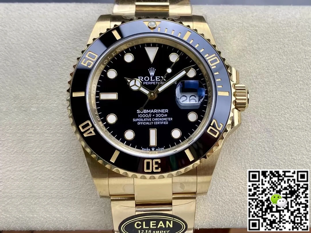 Rolex Submariner M126618ln-0002 41MM Clean Factory 1:1 Best Edition Replica Watch Black Bezel