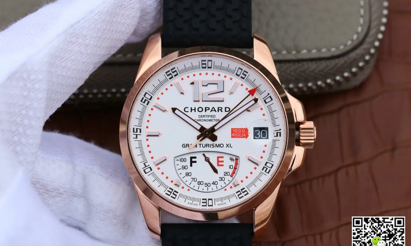 Chopard Classic Racing Mille Miglia 161272-5001 V6 Factory 1:1 Best Edition Replica Watch White Dial