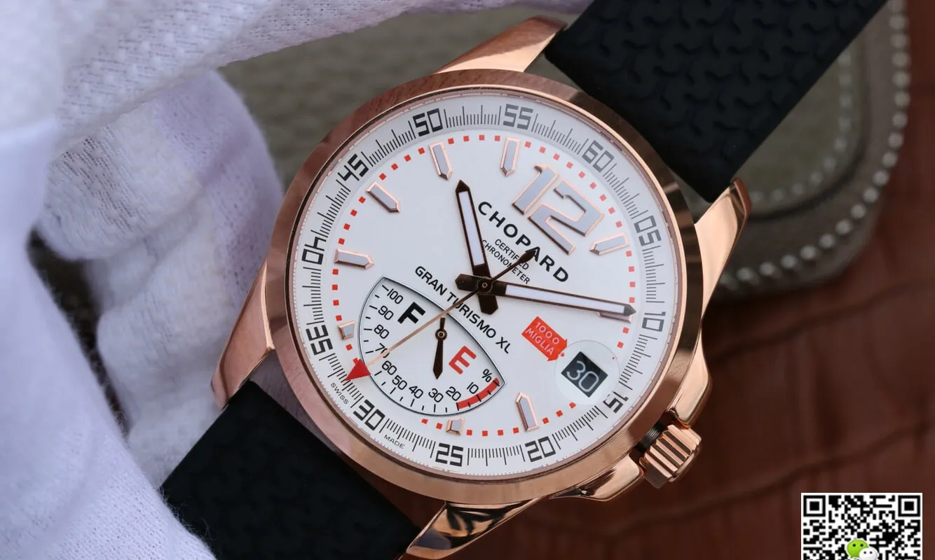 Chopard Classic Racing Mille Miglia 161272-5001 V6 Factory 1:1 Best Edition Replica Watch White Dial