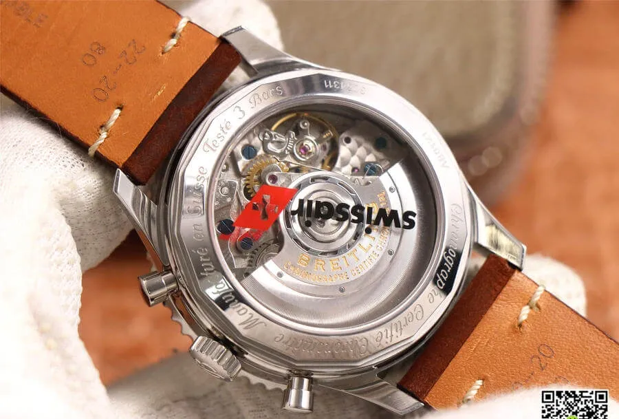 Breitling Navitimer AB01211B1B1X1 V9 Factory 1:1 Best Edition Replica Watch Brown Strap