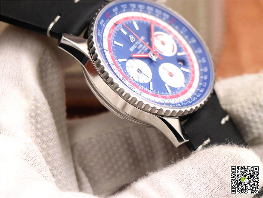 Breitling Navitimer AB01212B1C1A1 V9 Factory 1:1 Best Edition Replica Watch Black Strap