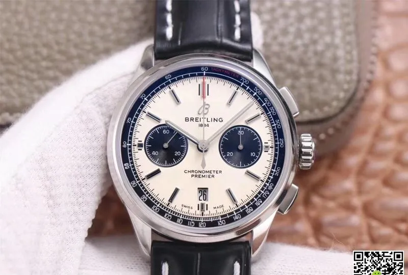 Breitling Premier AB0118221G1P1 GF Factory 1:1 Best Edition Replica Watch Leather Strap