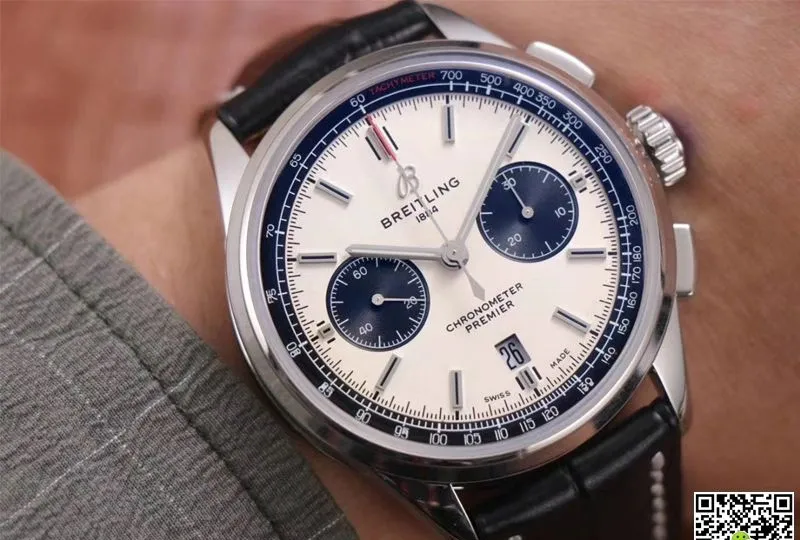 Breitling Premier AB0118221G1P1 GF Factory 1:1 Best Edition Replica Watch Leather Strap