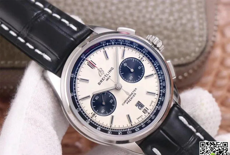 Breitling Premier AB0118221G1P1 GF Factory 1:1 Best Edition Replica Watch Leather Strap