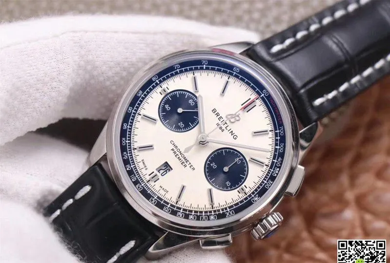 Breitling Premier AB0118221G1P1 GF Factory 1:1 Best Edition Replica Watch Leather Strap
