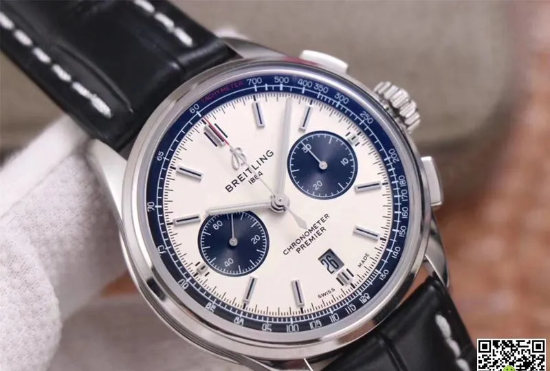 Breitling Premier AB0118221G1P1 GF Factory 1:1 Best Edition Replica Watch Leather Strap
