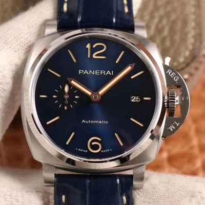 Panerai Luminor Due PAM00927 VS Factory 1:1 Best Edition Replica Watch Blue Dial Swiss P.900