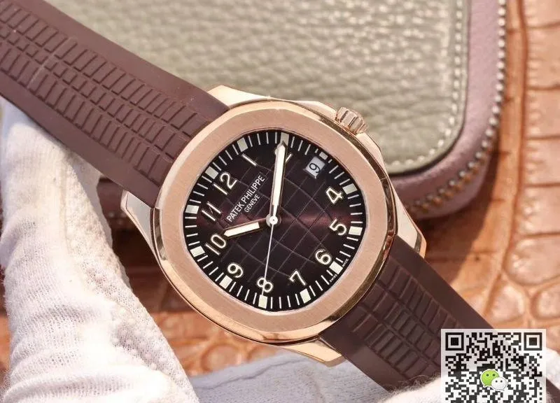 Patek Philippe Aquanaut 5167R-001 40mm ZF Factory 1:1 Best Edition Replica Watch Gold Bezel