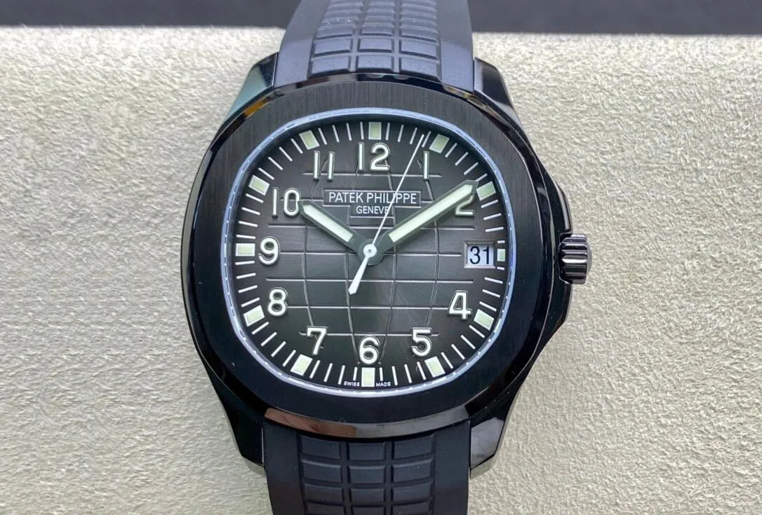 Patek Philippe Aquanaut PP5167 ZF Factory 1:1 Best Edition Replica Watch Black Rubber Strap
