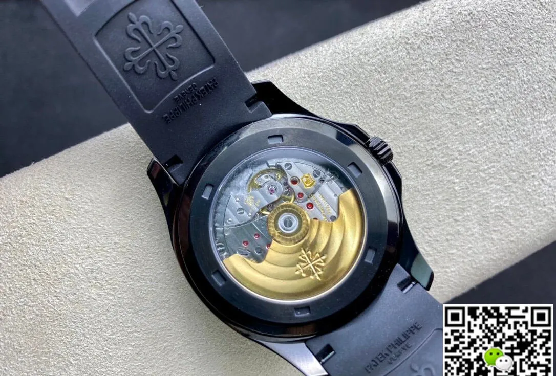 Patek Philippe Aquanaut PP5167 ZF Factory 1:1 Best Edition Replica Watch Black Rubber Strap