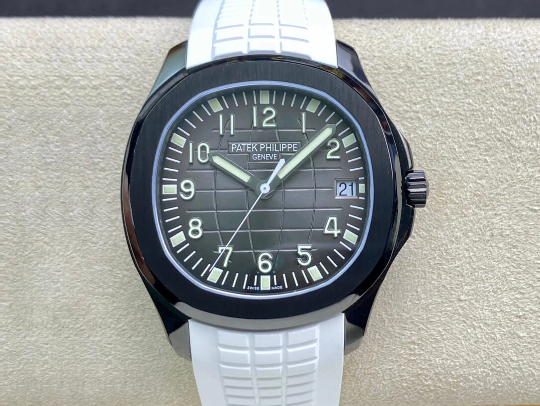 Patek Philippe Aquanaut PP5167 ZF Factory 1:1 Best Edition Replica Watch White Rubber Strap