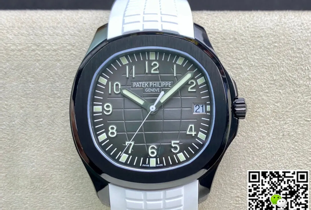 Patek Philippe Aquanaut PP5167 ZF Factory 1:1 Best Edition Replica Watch White Rubber Strap