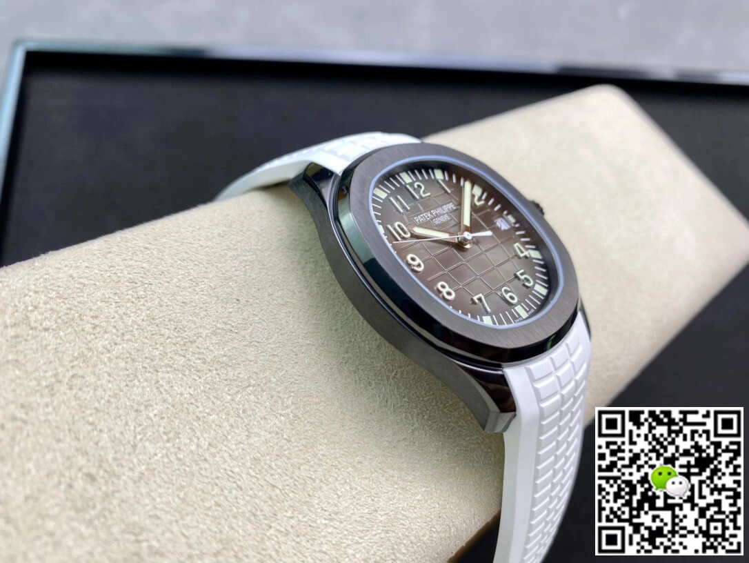 Patek Philippe Aquanaut PP5167 ZF Factory 1:1 Best Edition Replica Watch White Rubber Strap