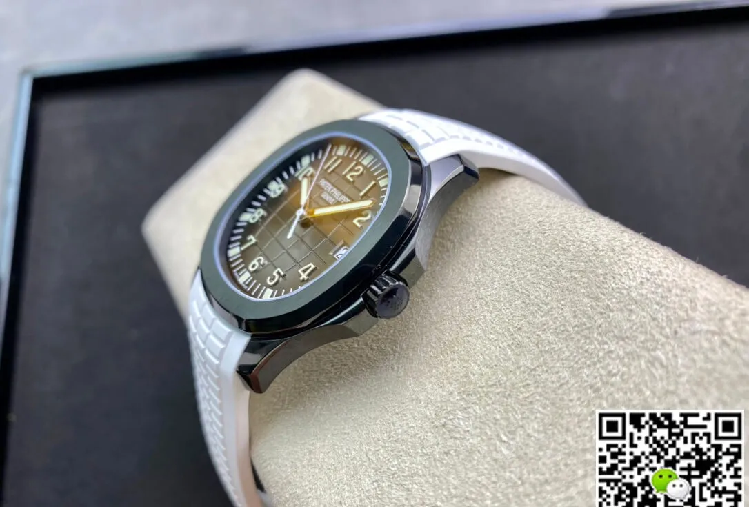 Patek Philippe Aquanaut PP5167 ZF Factory 1:1 Best Edition Replica Watch White Rubber Strap