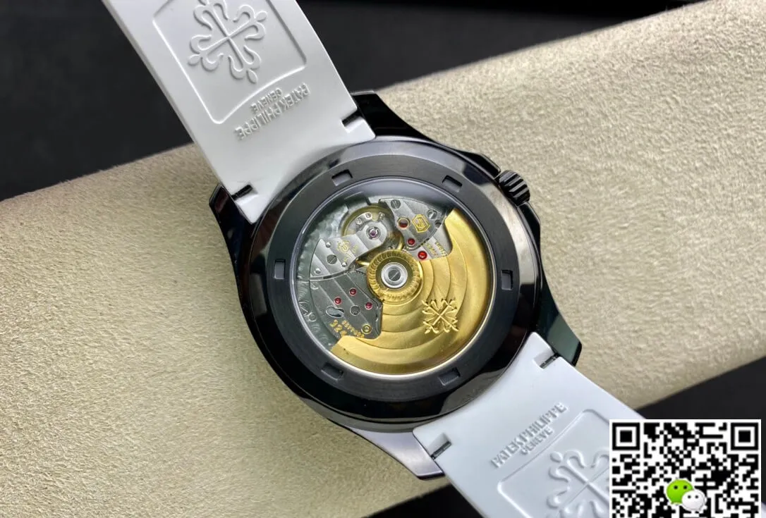 Patek Philippe Aquanaut PP5167 ZF Factory 1:1 Best Edition Replica Watch White Rubber Strap