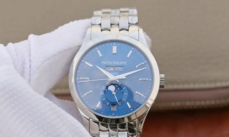 Patek Philippe Complications 5396 1G-001 KM Factory 1:1 Best Edition Replica Watch Blue Dial