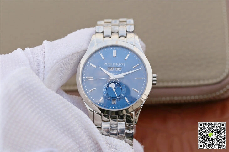 Patek Philippe Complications 5396 1G-001 KM Factory 1:1 Best Edition Replica Watch Blue Dial