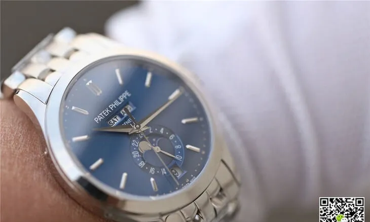 Patek Philippe Complications 5396 1G-001 KM Factory 1:1 Best Edition Replica Watch Blue Dial
