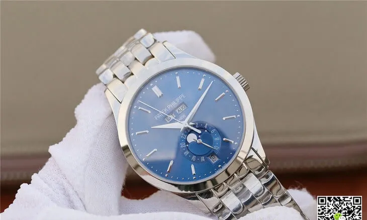 Patek Philippe Complications 5396 1G-001 KM Factory 1:1 Best Edition Replica Watch Blue Dial