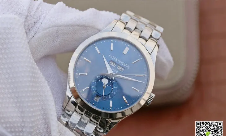 Patek Philippe Complications 5396 1G-001 KM Factory 1:1 Best Edition Replica Watch Blue Dial