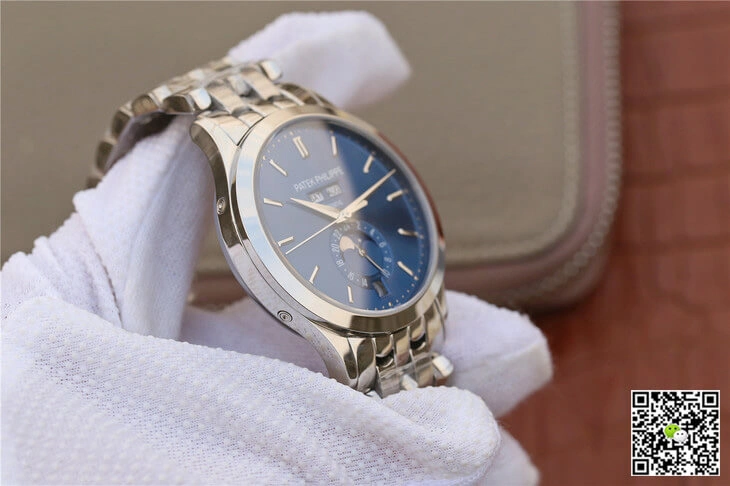 Patek Philippe Complications 5396 1G-001 KM Factory 1:1 Best Edition Replica Watch Blue Dial