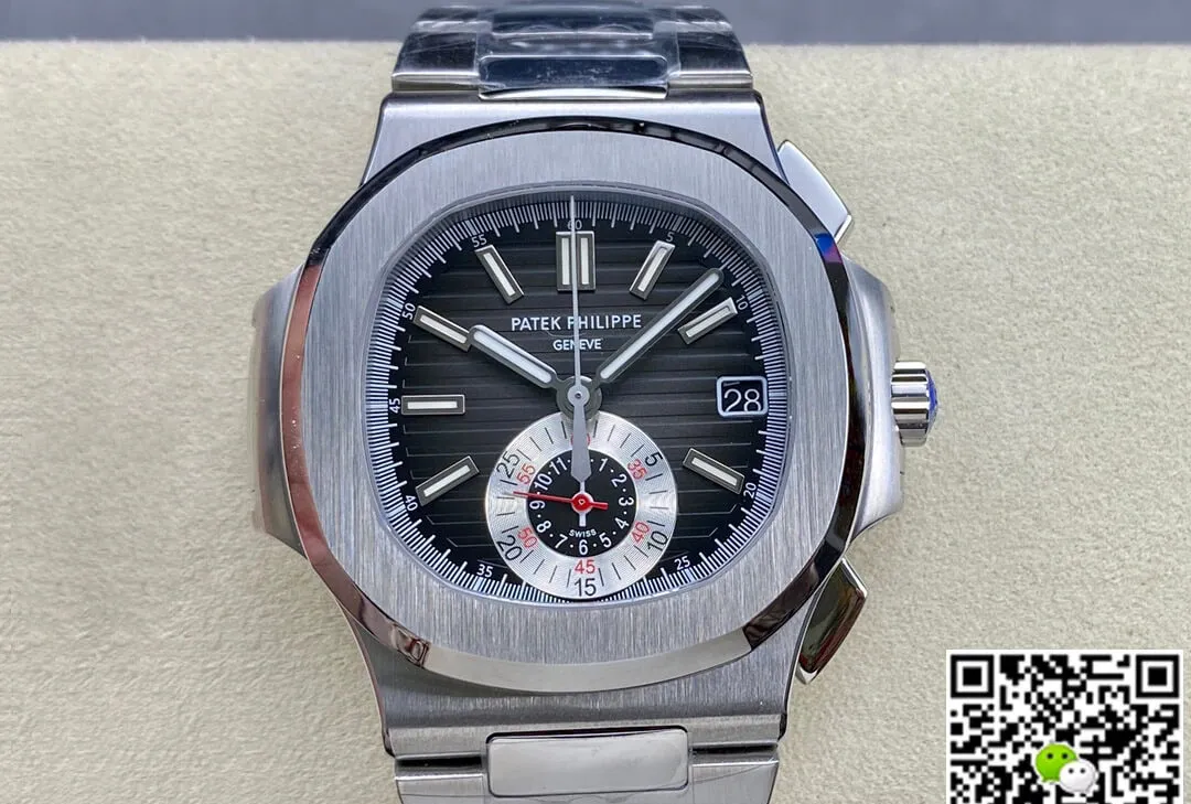 Patek Philippe Nautilus 5980 1A-014 PPF Factory 1:1 Best Edition Replica Watch Titanium Case